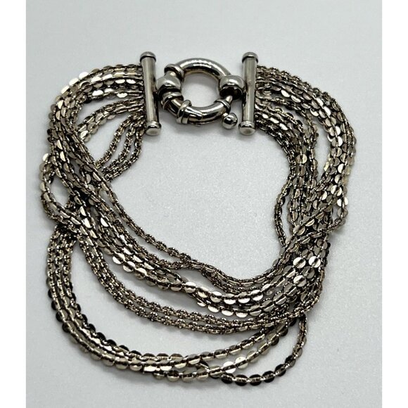 925 STERLING SILVER  MILOR ITALY BRACELET - Picture 1 of 9